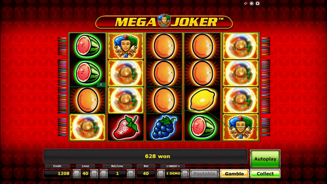 Бонусная игра Mega Joker 10
