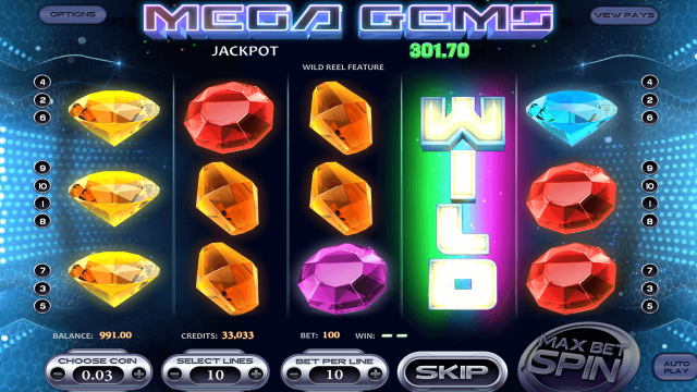 Игровой интерфейс Mega Gems 4