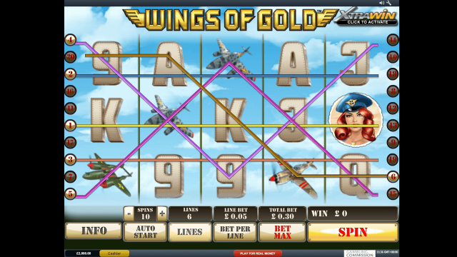 Бонусная игра Wings Of Gold 7