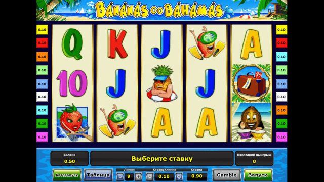 Бонусная игра Bananas Go Bahamas 5